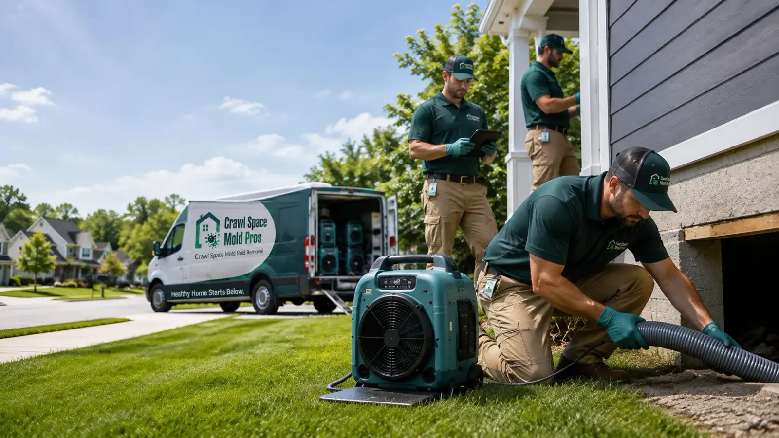 Crawl Space Mold Removal in Preston, WA